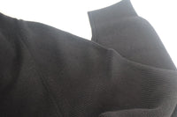 Men's 90% Merino Wool 10% Cashmere  Black Turtleneck Sweater Athletic Fit Tall Size