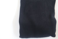 Men's 90% Merino Wool 10% Cashmere  Black Turtleneck Sweater Athletic Fit Tall Size